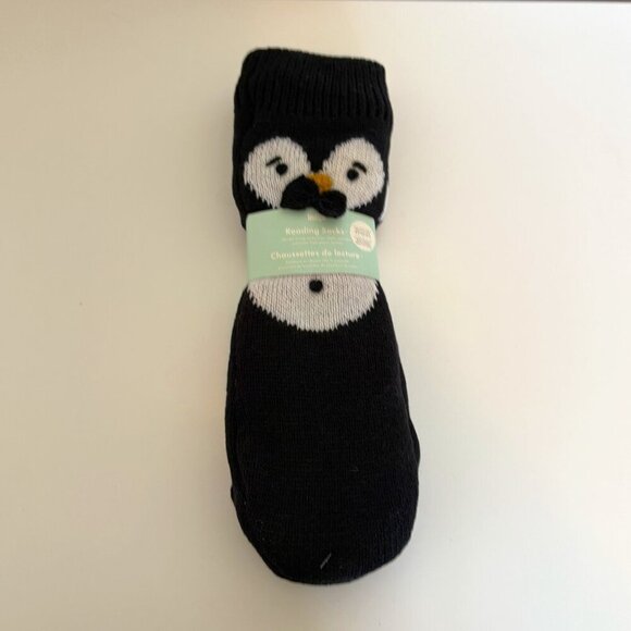 Indigo Reading Socks for Kids Penguin NEW Size 5-8 yrs Slippers - Picture 1 of 8